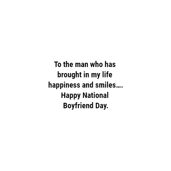 National Boyfriend Day Wishes, Messages and Quotes